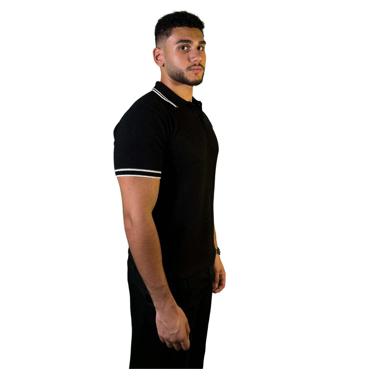 short sleeves slim knit
