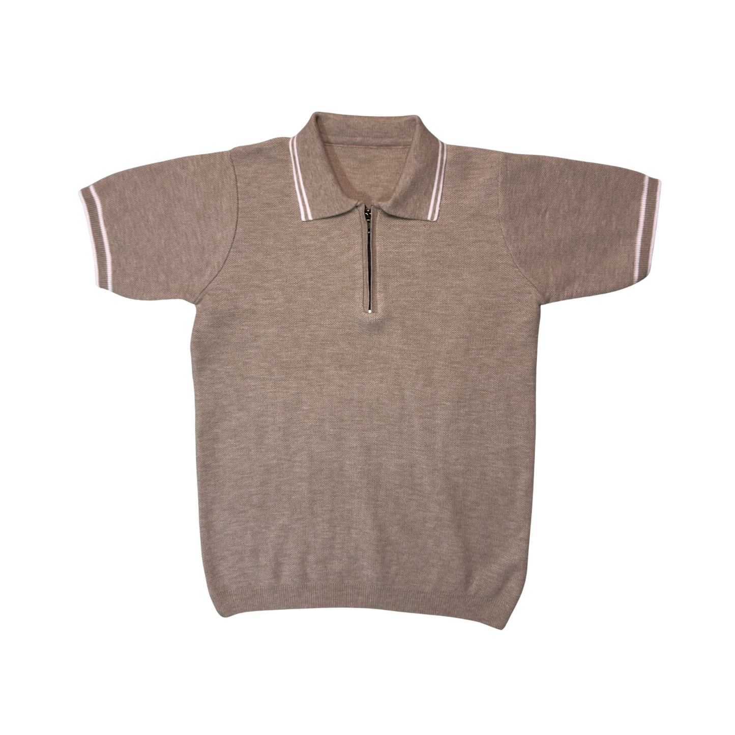 short sleeves slim knit