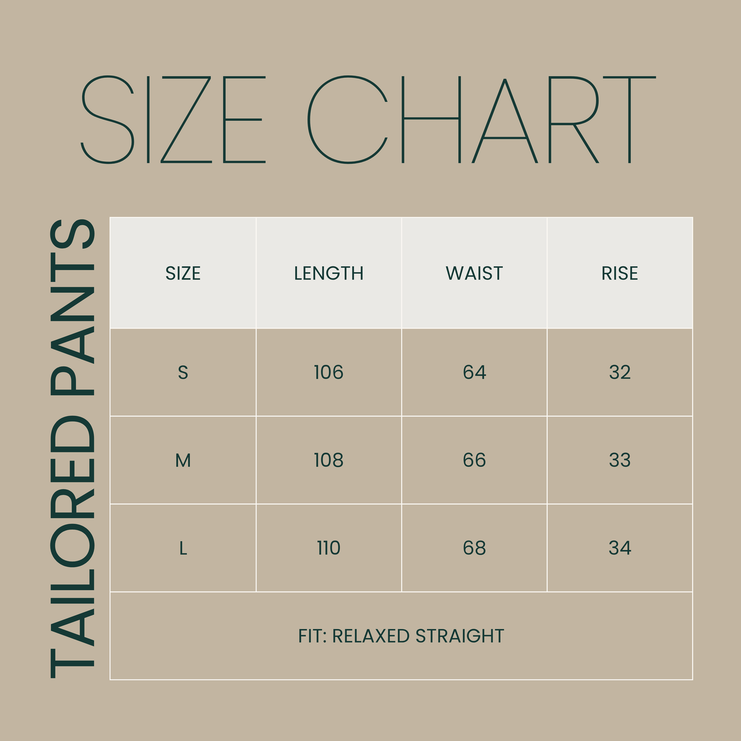 Tailored Pants