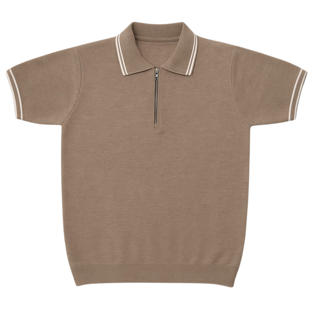 short sleeves slim knit